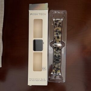 Women's Tortoise Pattern Watch Band - Beige Black